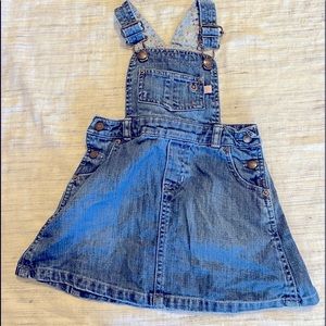 Gap overalls with skirt / dress toddler girl